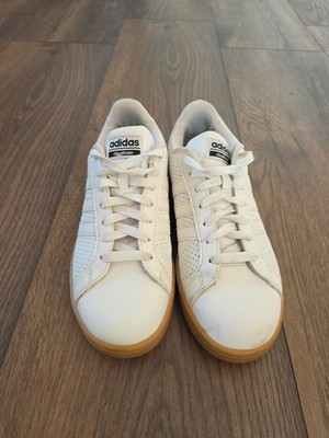 Adidas Schuhe Cloudfoam Advantage Größe 40 2/3 Weiß Herren Sneaker
