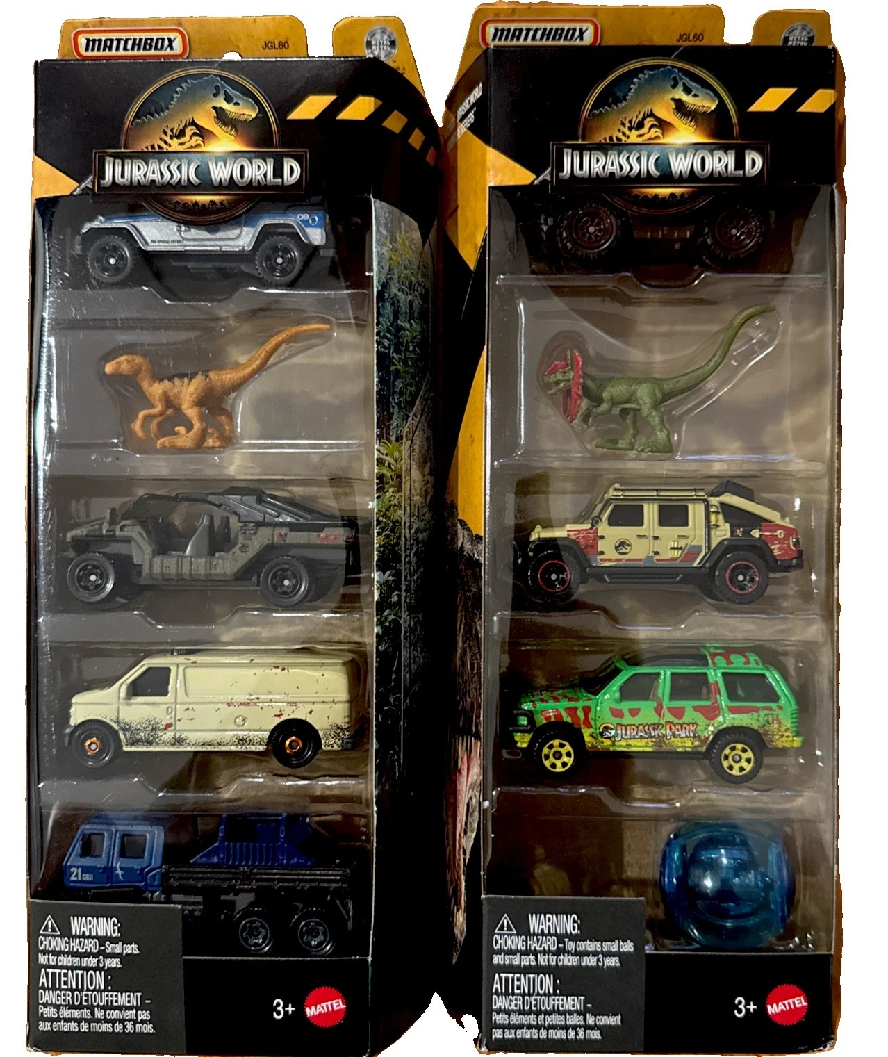 Mattel DP Matchbox Jurassic 5 PK