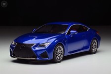 Kyosho Samurai 1/18 Lexus RC F Heat Blue KSR18006BL Resin Model