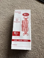 10 Pass & Seymour Ivory Receptacles Duplex Outlet 15A 125V NEMA 5-15R 3232-I