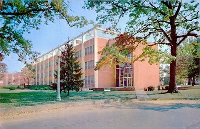 Minges Science Building, Lenoir Rhyne, c1950, Hickory, North Carolina, Postcard