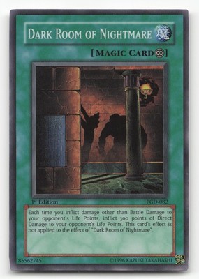 Yugioh Dark Room of Nightmare PGD-082 Super Rare 1st Edition NM