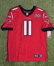 Authentic Julio Jones Atlanta Falcons 50th Anniv Nike Elite Jersey Mens Size: 44