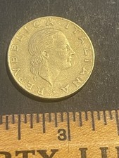 1979  ITALY  200 LIRE--ALUMINIUM BRONZE COMPOSITION COIN-KM# 105 X2835