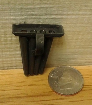 Dollhouse Miniature Harmony Forge Handcrafted Candle Mold tin finish.1:12 scale