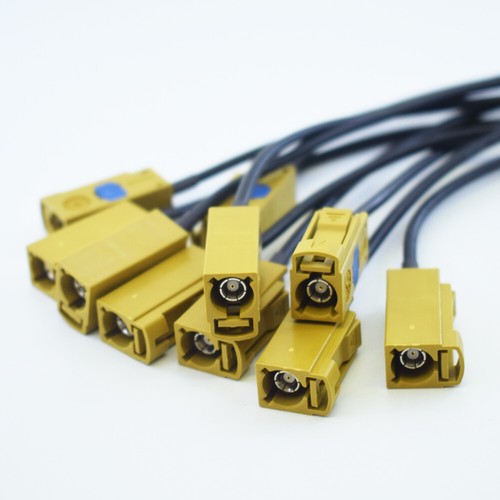 1pc Fakra Female K to SMB Male Radio Extension Cable 6" for XM Sirius Satellite - Zdjęcie 3 z 8