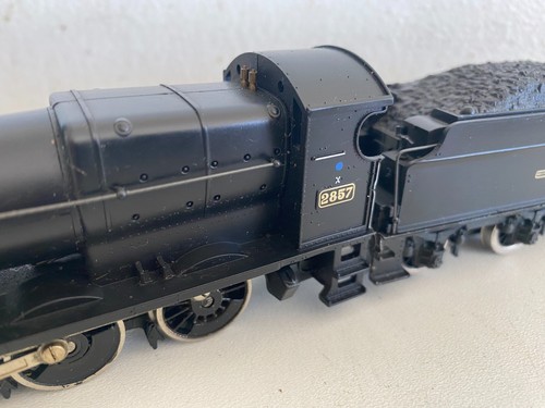 HORNBY R143 EX GWR 2-8-0 BR BLACK LIVERY LOCO & TENDER V GOOD RUNNER & SMOKE - Picture 4 of 24