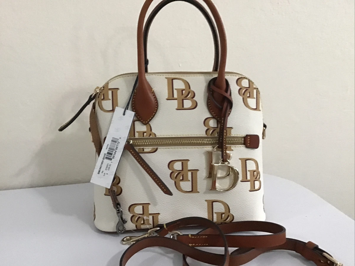 Genuine Leather Dooney Bourke BMONO1954 BEKR Domed Satchel