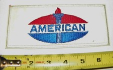 VINTAGE AMERICAN GASOLINE 6 1/4 X 3 INCH PATCH VERY COOL