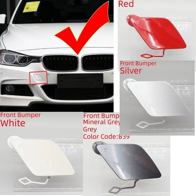 Car Front Bumper Towing Hook Eye Cover For BMW F30 F31 LCI M Package 2013-2018