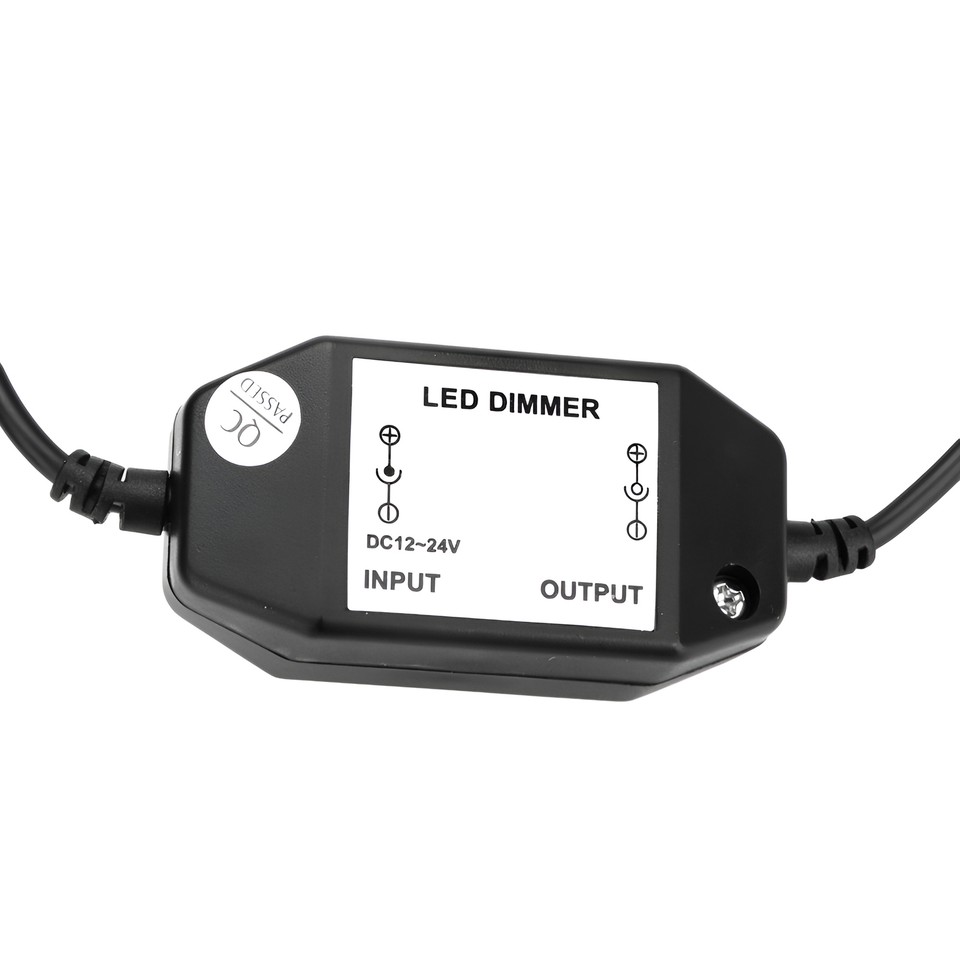 5-pack) Low-profile Inline Controller Dimmer Switch For LED Strip Light, Black E - Foto 11