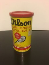 Vintage Wilson Championship Racquetballs. Two Red Balls.