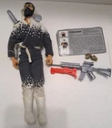 Vtg 1992 Hasbro GI Joe Hall of Fame 12" Storm Shadow Figure W/ Accessories As Is