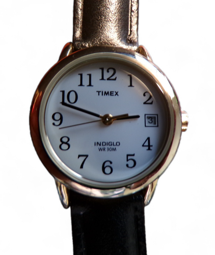 Timex T2H341 Damenuhr Indiglo Easy Reader Quarz Analog Lederarmband - Bild 2 von 4