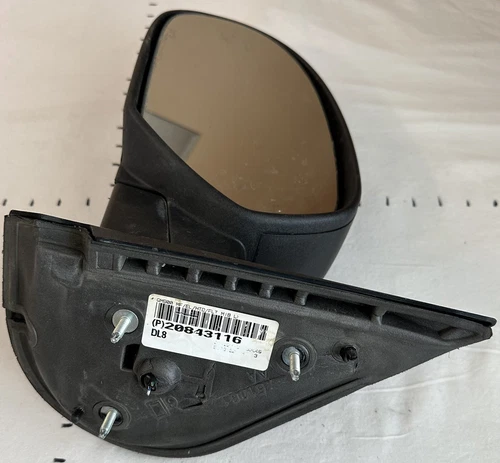 Driver Side Mirror 07-13 Chevy Black Silverado Sierra Power Heat 20843138 *Flaws