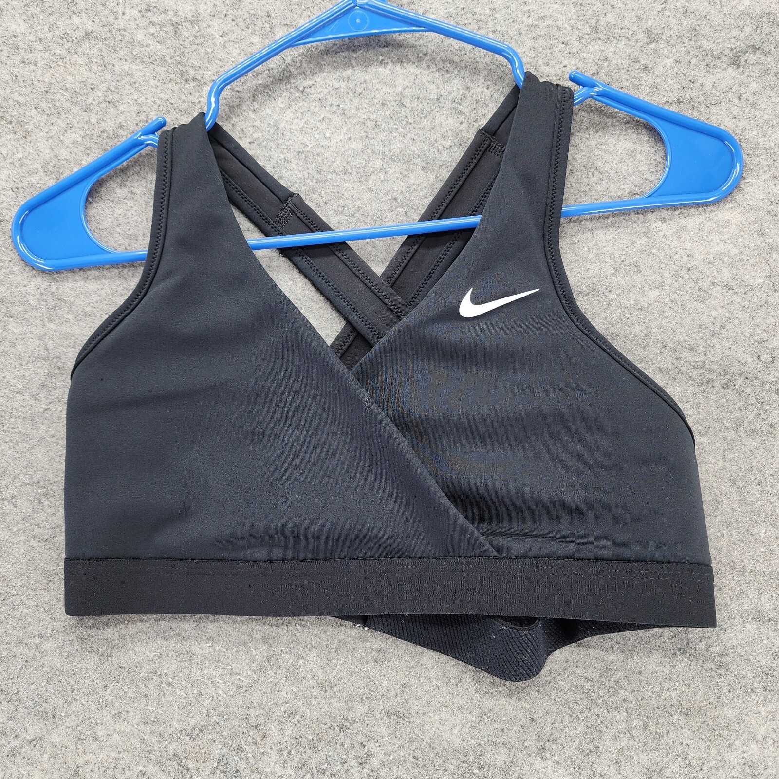 Nike Sports Bra Womens Large Dri Fit Black-image