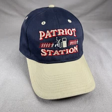 Patriot Station Hat Mens One Size Blue Strapback Cap Otto Embroidered Patriotic