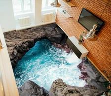 3D Stone River 20191NA Floor WallPaper Murals Wallpaper Mural Print AJ AU Fay