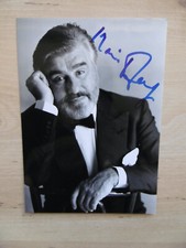 Mario Adorf autograph signed 13x18 press picture B/W