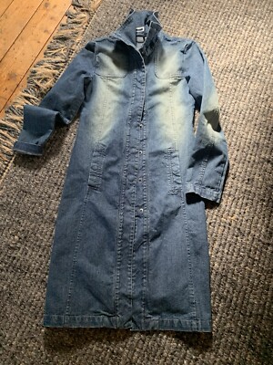 Ladies Denim Dress Size 8 Popper Closure Long Sleeves | eBay UK Ladies Denim Dress Size 8 Popper Closure Long Sleeves | eBay UK