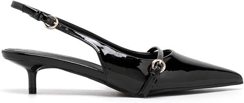 Elegant Women’s Pointed Toe Sling back Kitten Heel Sandals Wedding & Party 3-8UK - Picture 6 of 25