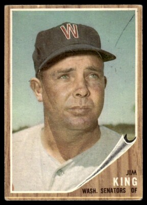 1962 Topps Jim King Washington Senators #42