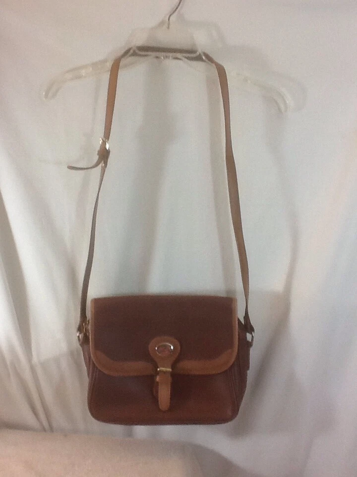 Brown leather shoulder strap cheap