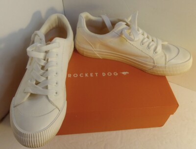Rocket Dog Women's Cheery Sneaker Size 10M, Canvas White