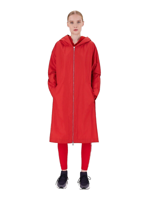 RRP €599✨ 'S MAX MARA Red Rain Coat Usa8_ It42_ De38_Gb10