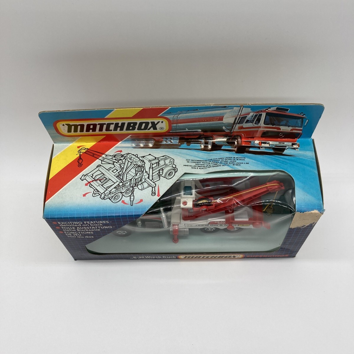Matchbox Superkings K-20 Kenworth Heavy Duty Recovery Truck