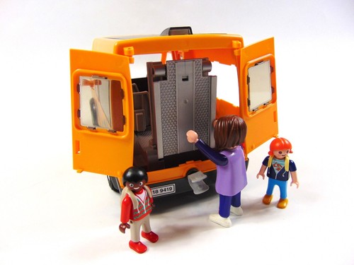 Playmobil City Life Schulvan Kleinbus, Kinder, Rampe und Rollstuhl | 9419 - Bild 2 von 9
