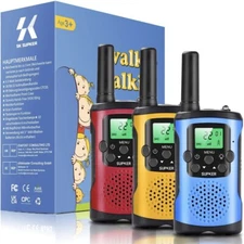 walkie Talkie For Kid 3pack 2 Way Radio 3mile Long Range Outdoor Camping Game