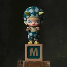 Pop Mart Molly Anniversary Statues Classical Retro - Dino (Green) NEW toy block