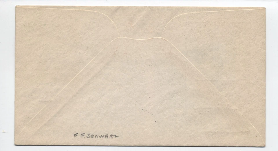 1937 20 and 50 cent china clipper combo FDC cover C21,C22 Ioor cachet [y9581] - Image 2 of 3