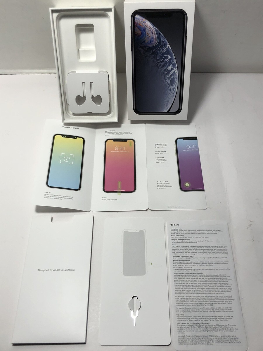 Apple iPhone XR RETAIL BOX-64GB Black Apple Inc | eBay Apple iPhone XR RETAIL BOX-64GB Black Apple Inc | eBay