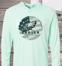 Philadelphia Eagles - 1933 - Long Sleeve Hoodie T-Shirt