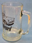 Rare 5.4" Beer Stein Mug Glass: 1957 Ford THUNDERBIRD 2-Door Convertible — photo 3
