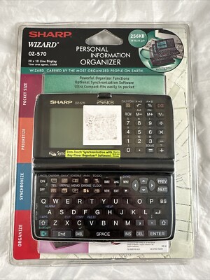 Sharp WIZARD Personal Information Organizer OZ-570 256KB, New, BGH bcs