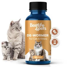 Homeopathic Broad Spectrum Dewormer for Cats & Kittens