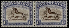 SOUTH AFRICA GVI SG62, 1s brown & chalky blue, M MINT. Cat £55.