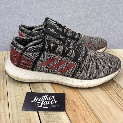 Adidas Pureboost Go Rhen Zhe Shoes Mens Size 10 Black Scarlett Sneakers
