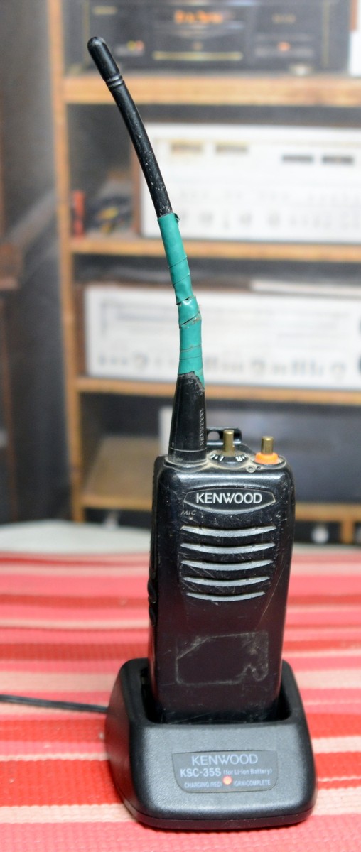 Kenwood KSC-35S handheld radio with charging base | eBay