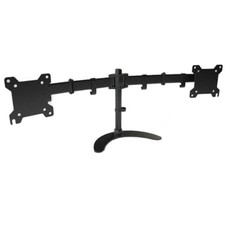 Axxis Desktop Mount. 2 Displays/Monitors, LCD/LED Compatible, Max load 17.64 lbs