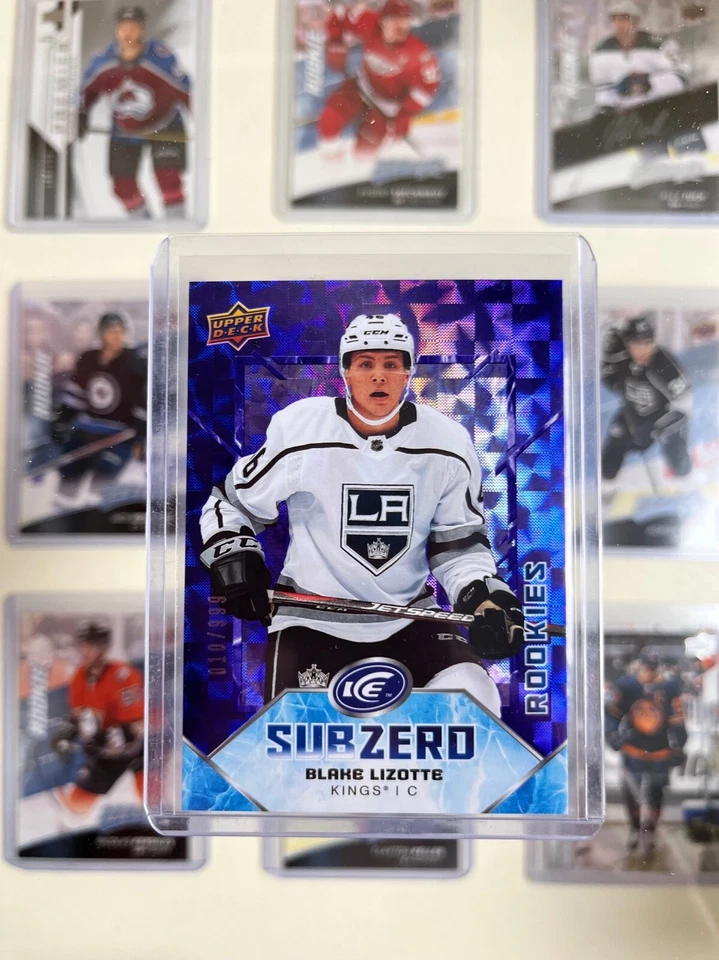 2019-20 Upper Deck Ice Subzero Rookies /999 Blake Lizotte #SZ-39 Rookie RC - Image 3 of 3
