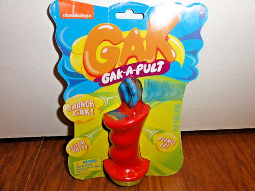 Nickelodeon Gak "Gak-A-Pult" Toy, Yellow - NSI, 2018 - Sealed - Picture 8 of 9