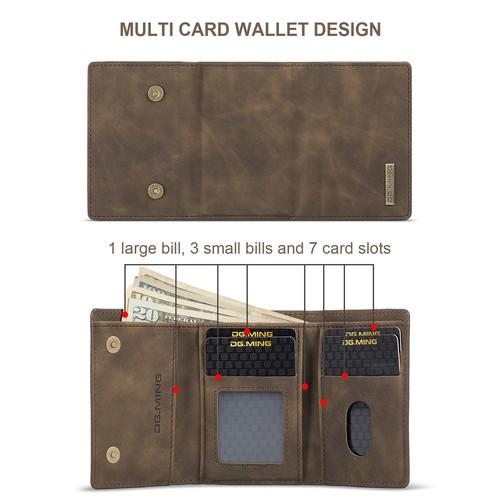 New Wallet Leather Frame 3in1 Back Case Cover For Samsung Galaxy Z Fold Series - Picture 15 of 58