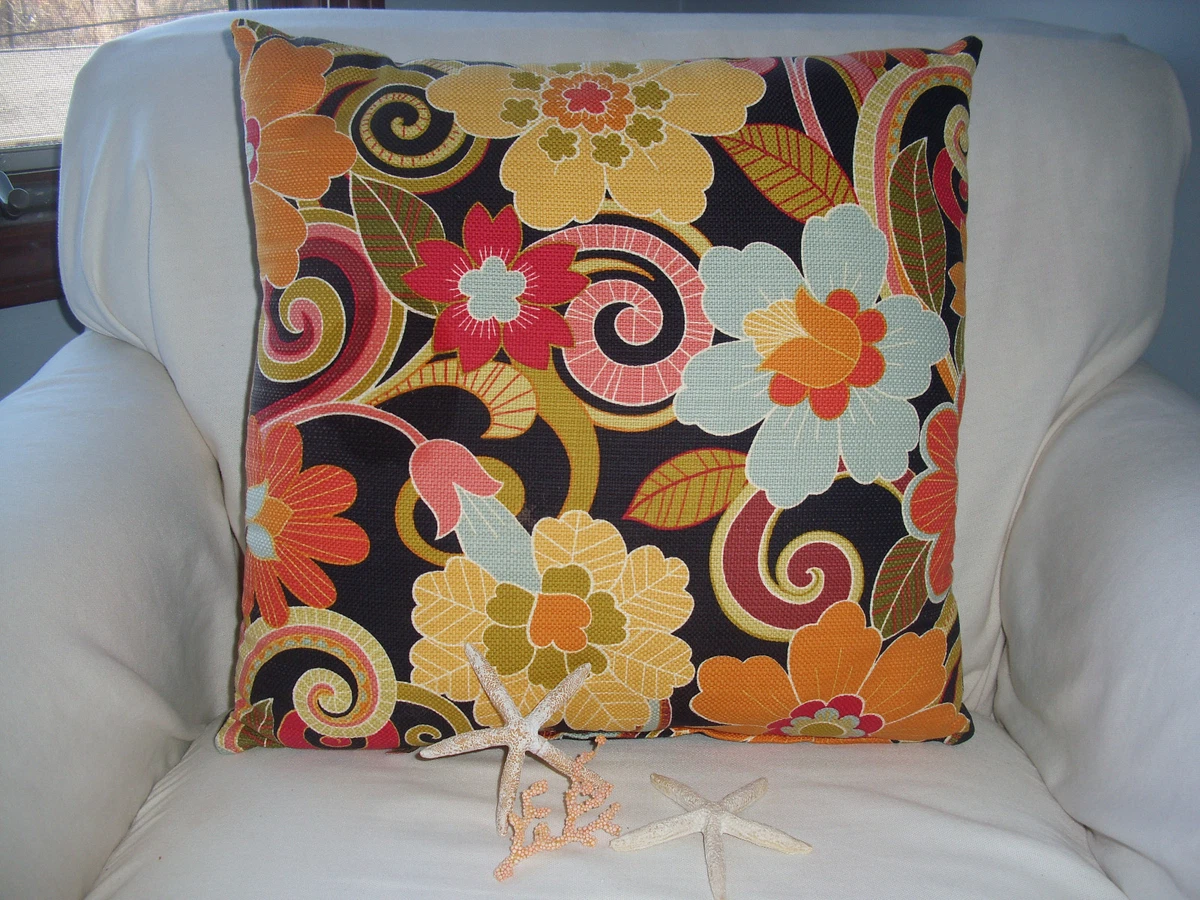 Creative Home Furnishings Inc Multi Color Floral Decorative Square