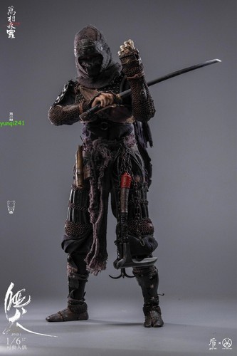 New JPT Design × POP COSTUME Myriads of Face NINJA Silent Hound 1/6 Figure Stock - Picture 11 of 17