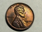 1933 Lincoln wheat cent. UNC, lightly cleaned, has re-toned. #n1