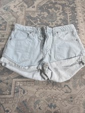 We The Free Womens Size 27 Button Fly Denim Shorts